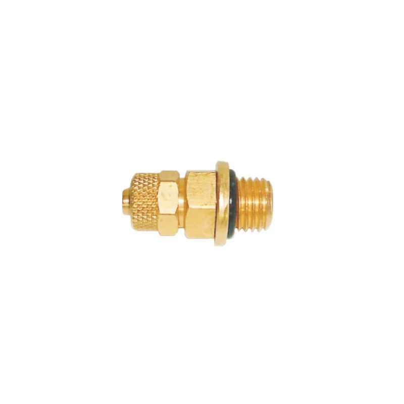 CONECTOR MACHO C/BICO TUBO MILIMÉTRICO X ROSCA MILIMÉTRICA